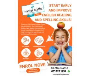 Literacy Enrol Early 2025 A6 Flyer : Packs of 250