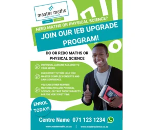 IEB Maths/Science 2025 A6 Flyer : Packs of 250