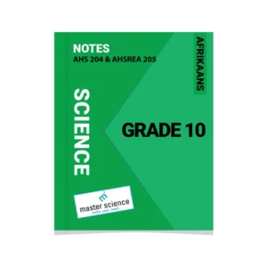 (Afr) Gr 10 Science N & REA (AHS 204 & AHSREA 205) Set