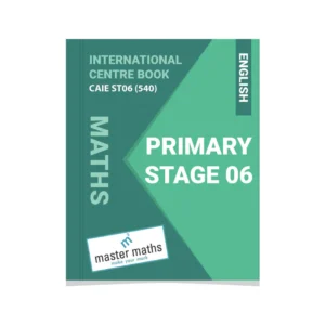 CAIE Stage 06 Primary Maths W [CAIE ST06 (540) W]