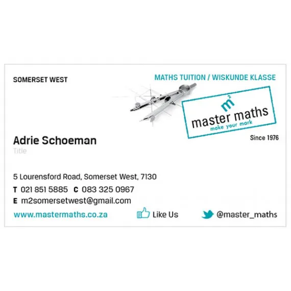 COMBO Maths/Science Business Cards (Pack of 200)