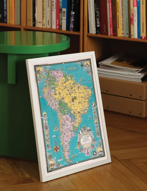 A Pictorial Map of South America