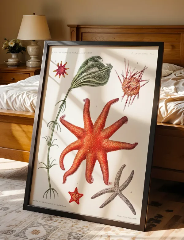 Echinoderms Nine-Armed Starfish & Sea Lily
