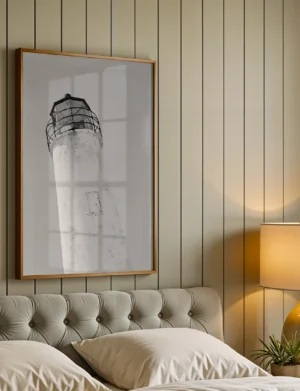 Vintage Minimalist Lighthouse Lantern