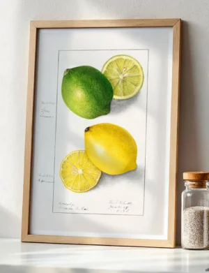 Green and Ripe Lemons