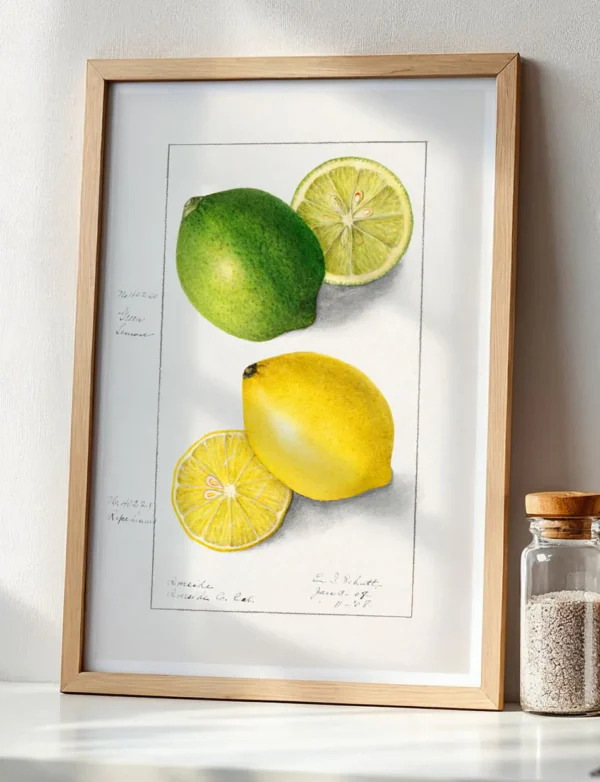 Green and Ripe Lemons