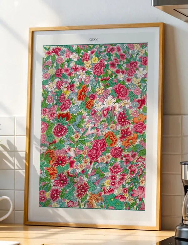 Chinese Floral Pattern, Plate LXXXVII